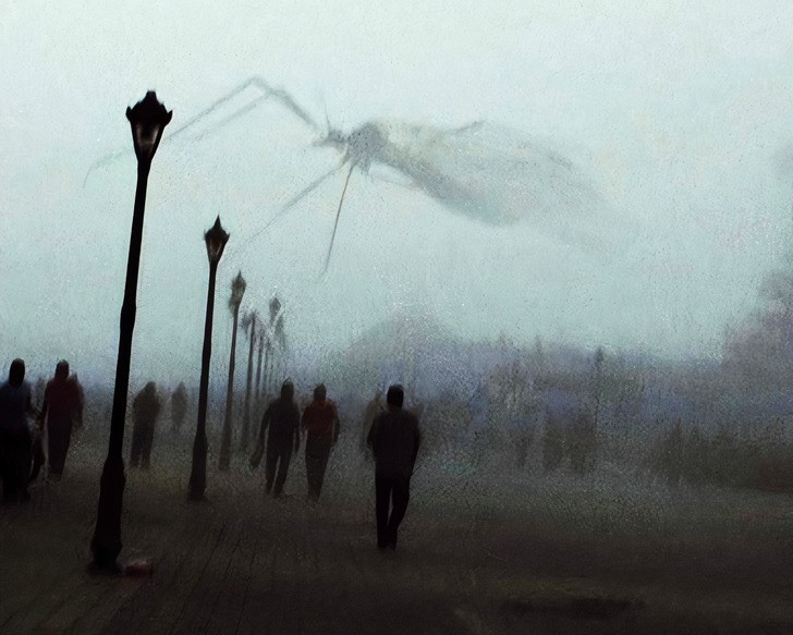 "Nowy horror? Nie, to po prostu komar przelatujący przed aparatem."