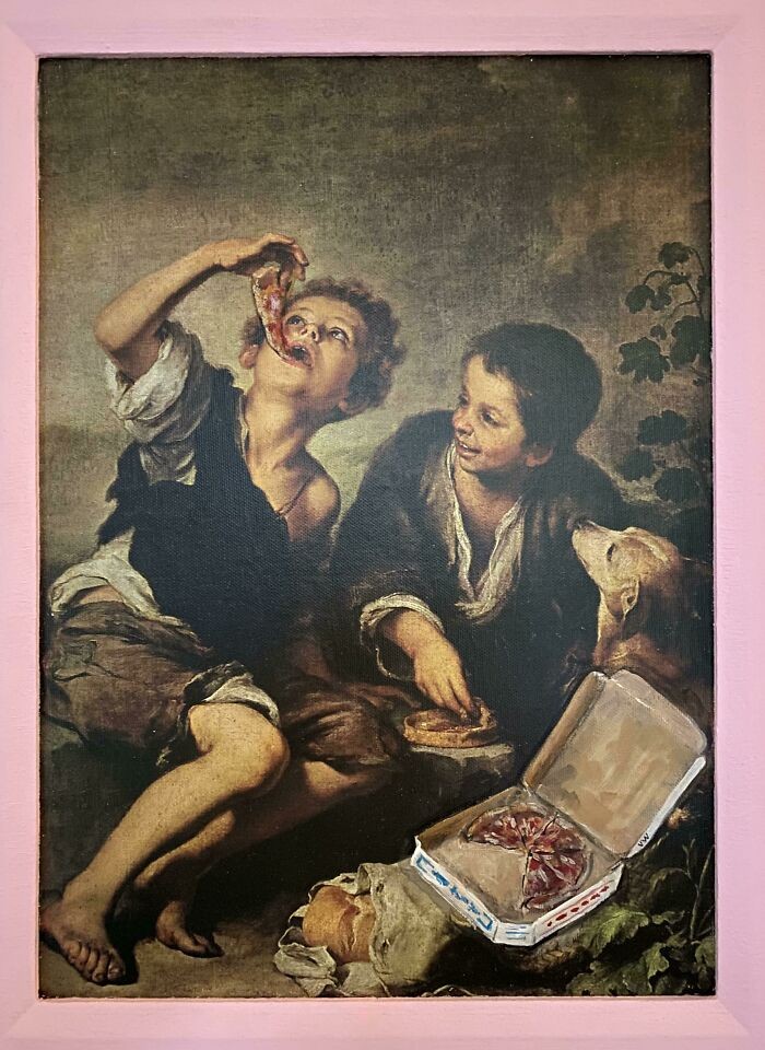 #16 Pizzagate (Done By My Friend, Hanging In My Kitchen)