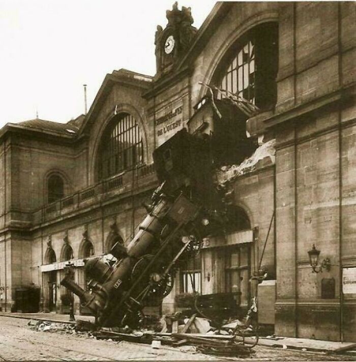 Katastrofa na dworcu Gare Montparnasse w Paryżu (1895)