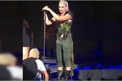 Gwen Stefani widzi na koncercie chłopca który był bity! Wtedy zaprasza go na scenę i robi coś pięknego!