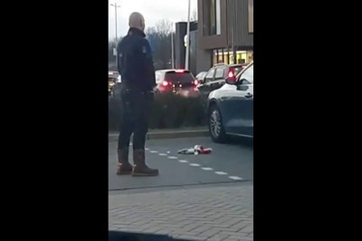 Szybka lekcja dla kobiety wyrzucającej śmieci z auta