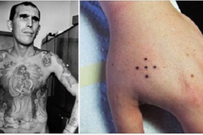 Więzienne tatuaże i ich ukryte znaczenie. Jeśli zobaczysz je u kogoś, lepiej uważaj