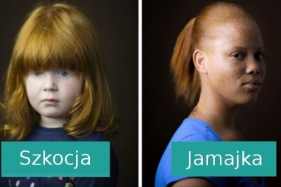 Fotograf robi zdjęcia rudych osób z różnych części świata, pokazując ich urodę