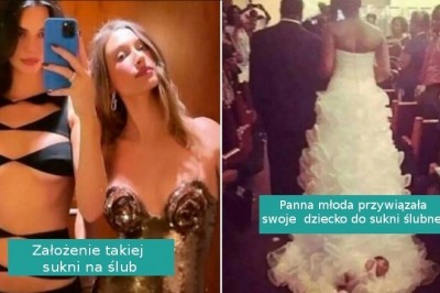 13 kiczowatych momentów ślubnych, które w Internecie wyśmiano bez litości