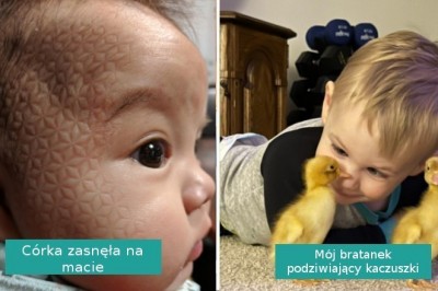 15 fotografii pokazujących, że momenty spędzone z dziećmi obfitują w niespodzianki