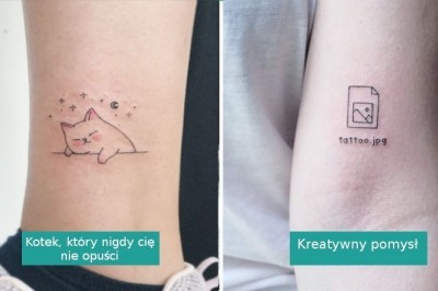 15 niewielkich tatuaży, które pokazują, że piękno występuje w wielu rozmiarach