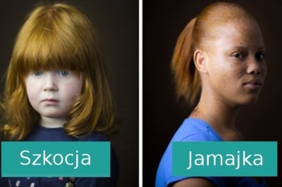 Fotograf robi zdjęcia rudowłosych osób z różnych rejonów świata, pokazując ich urodę