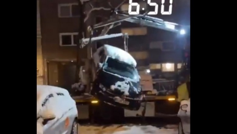Kiedy zlecisz młodemu, żeby odholował auto z parkingu
