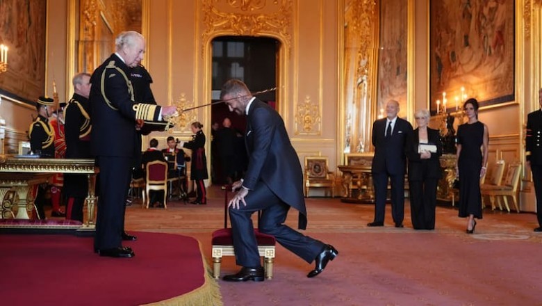 David Beckham został „Sir David Beckham”. Król Karol III nadał mu tytuł szlachecki