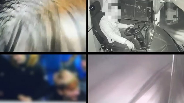 „Driftował” autobusem z nastolatkami na pokładzie. Policja z Piaseczna opublikowała nagranie