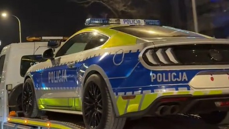 Pijany kierowca stracił Mustanga GT. Teraz sportowe auto trafi do policji