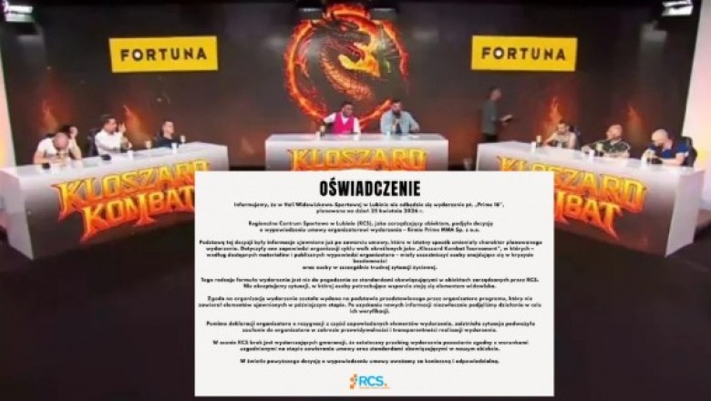 Prime MMA odwołane? Zerwano umowę na wynajem hali widowiskowej w Lubinie