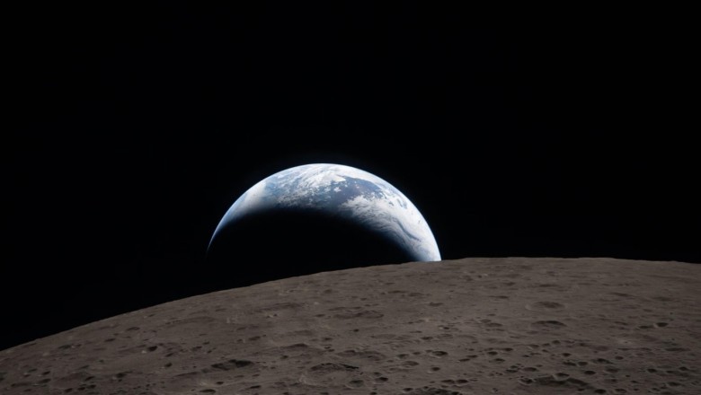 NASA opublikowała piękne zdjęcia Księżyca i Ziemi. Wielu jednak i tak nie wierzy w misję Artemis 2