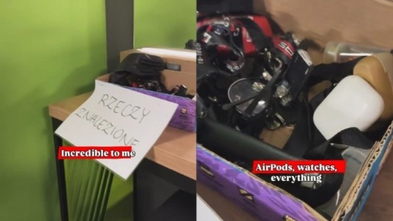 Obcokrajowiec zaskoczony polską uczciwością. Pokazał co można znaleźć w szatni siłowni