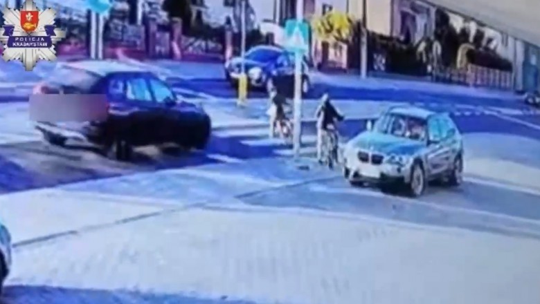 Pijany kierowca BMW potrącił 10-latka na przejściu. Odjechał z miejsca wypadku - wszystko nagrał monitoring