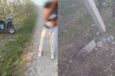 14-latek bez uprawnień wiózł quadem dwie koleżanki. Wbił się w betonowy słup - policja pokazała nagranie