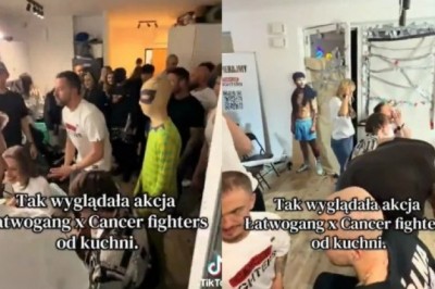 Tak wyglądał stream Łatwoganga od drugiej strony. W tym mieszkaniu były tłumy ludzi