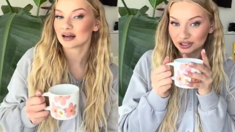 Influencerka tak reklamowała herbatę, że zapomniała ją zaparzyć? Czyżby jej nie smakowała?