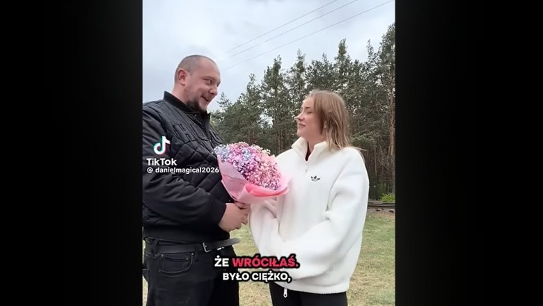 Czy rozstanie to była zaplanowana ściema? Magical dał kwiaty w prezencie, a ona je przyjęła