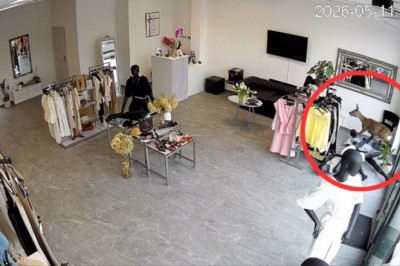 Ekspedientka była w szoku, gdy zobaczyła, jaka nietypowa klientka wpadła do sklepu. Wizytę zarejestrował monitoring