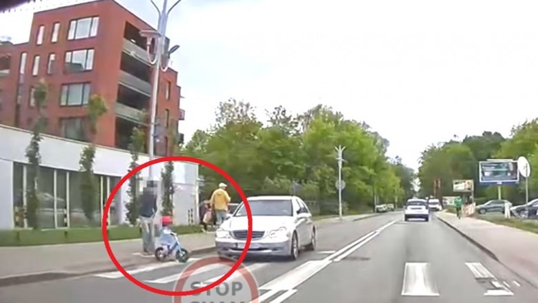 O krok od tragedii na pasach! Dziecko na rowerku o mało nie potrącone na pasach
