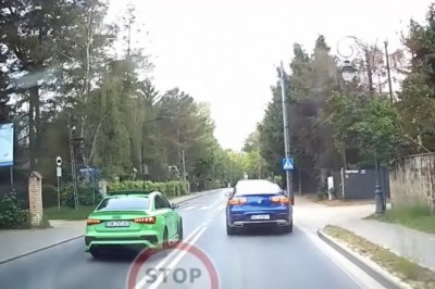 Typ w Audi pokazał jak idiotyczna była jego jazda za którą straciłby prawko