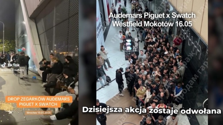 Zapowiedziana premiera zegarków wywołała chaos. Przepychanki pod sklepami i tłumy chcące zdobyć limitowaną edycję